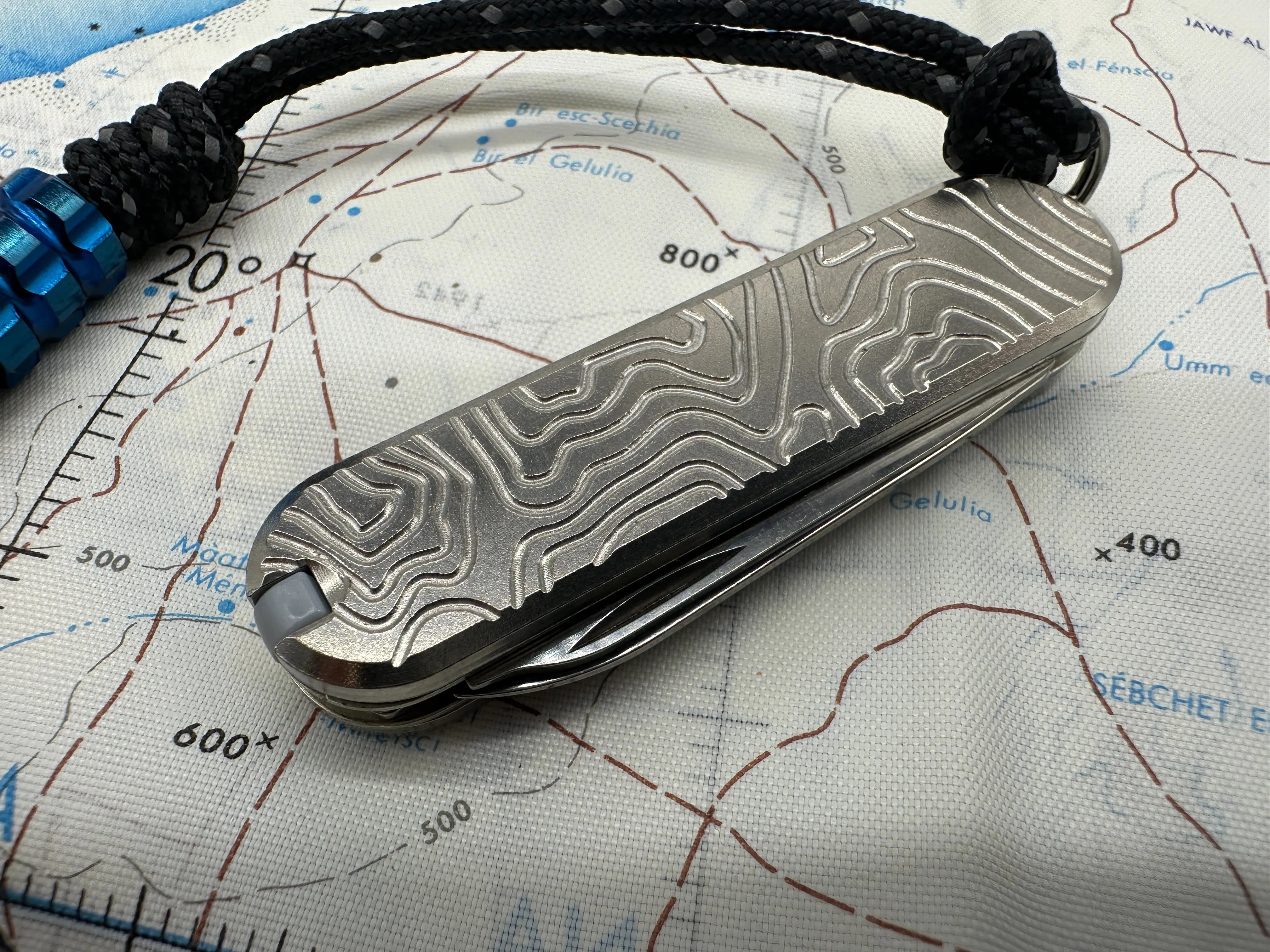 58mm Titanium Scales   Classic Swiss Army Knife Kit