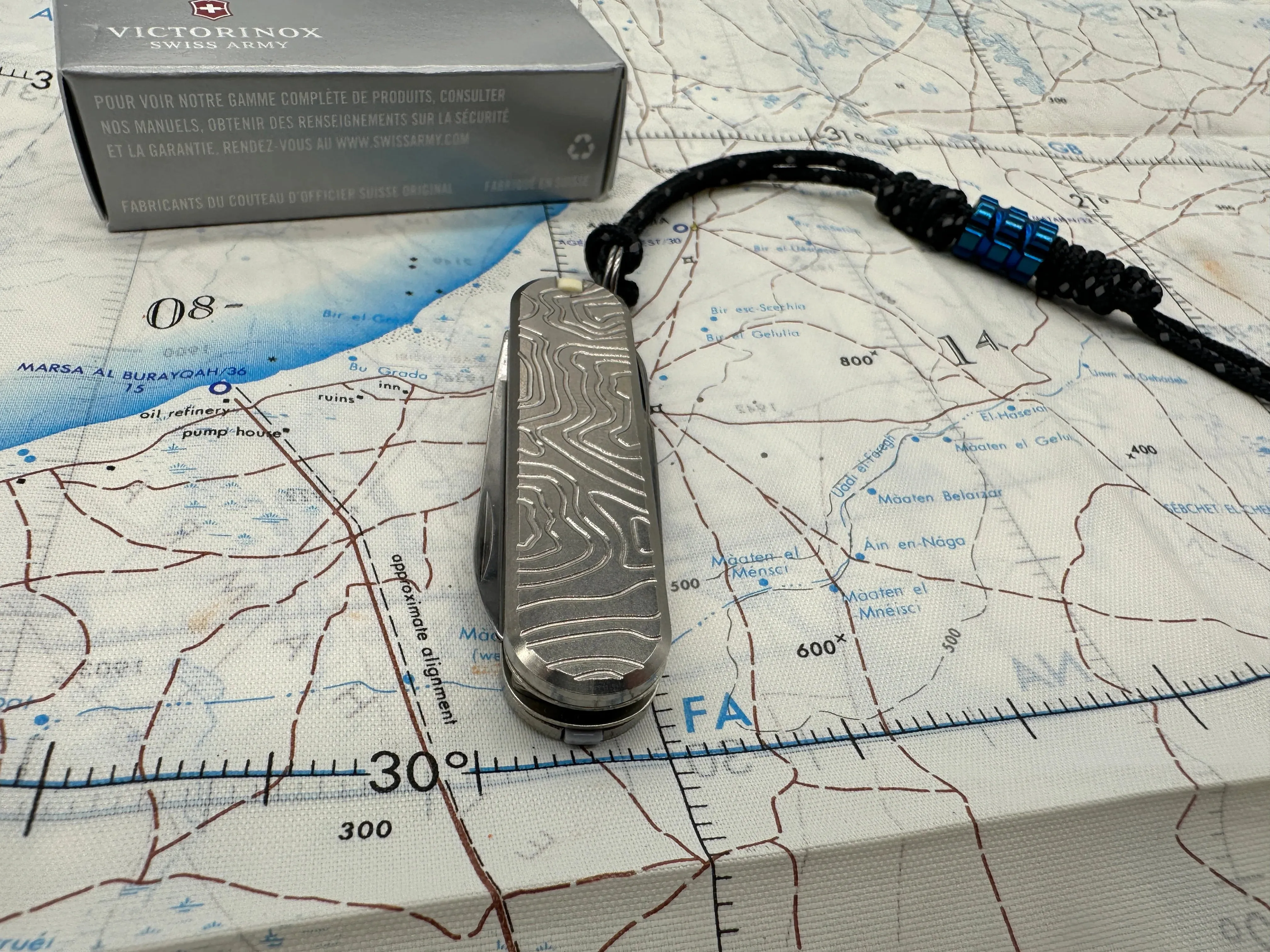 58mm Titanium Scales   Classic Swiss Army Knife Kit