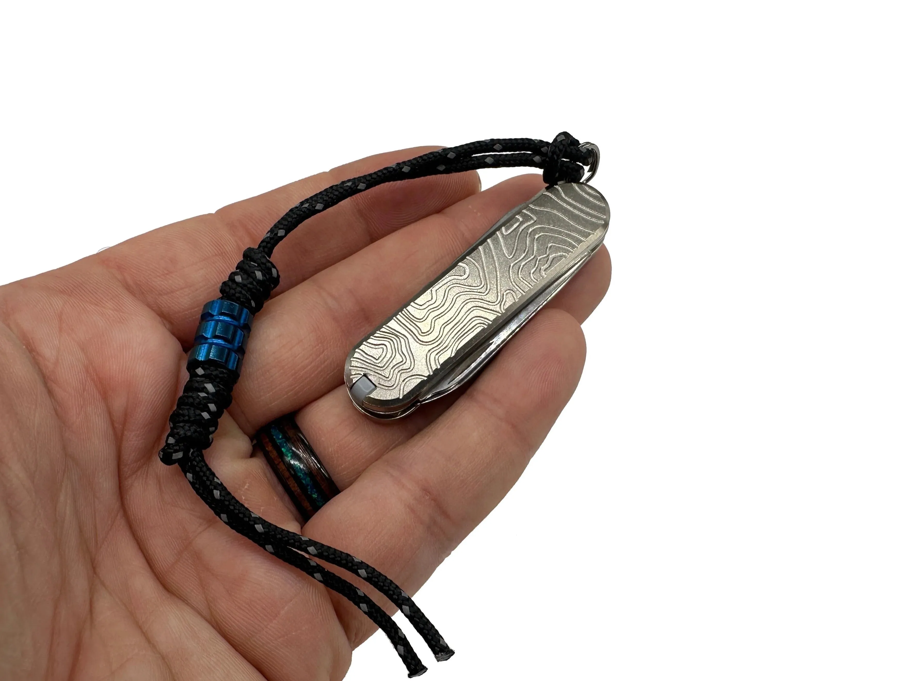 58mm Titanium Scales   Classic Swiss Army Knife Kit