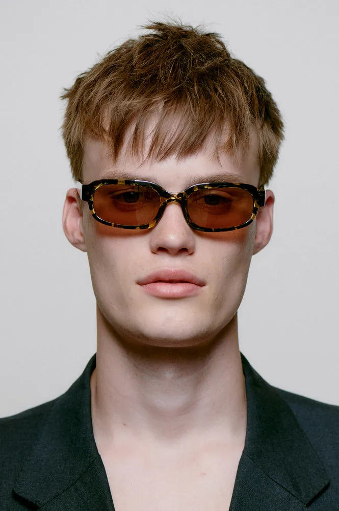 A Kjaerbede Will Black / Yellow Sunglasses