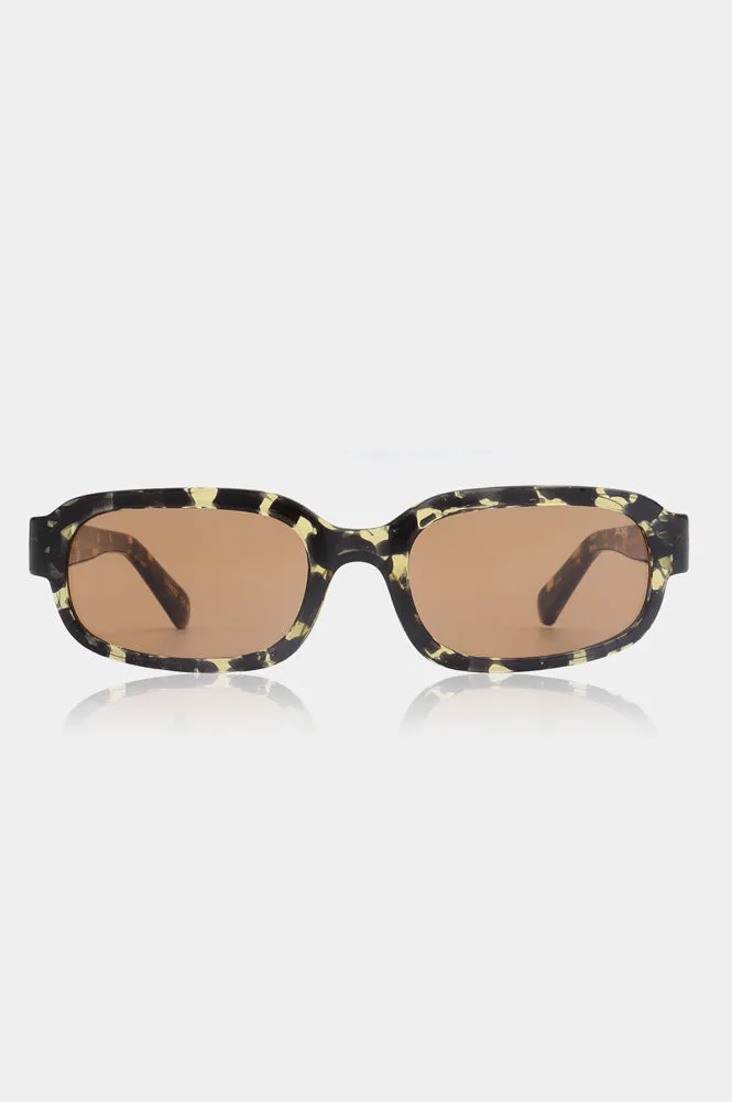 A Kjaerbede Will Black / Yellow Sunglasses