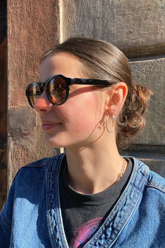 A Kjaerbede Zan Black Sunglasses