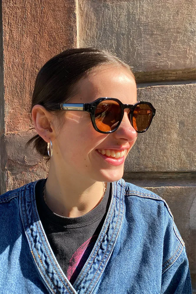 A Kjaerbede Zan Black Sunglasses