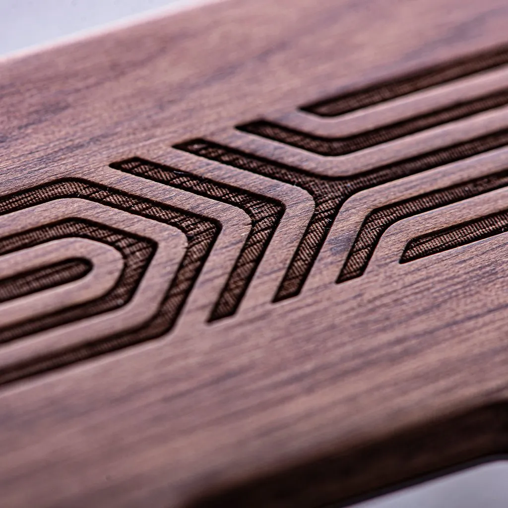 A Series Walnut Backplate