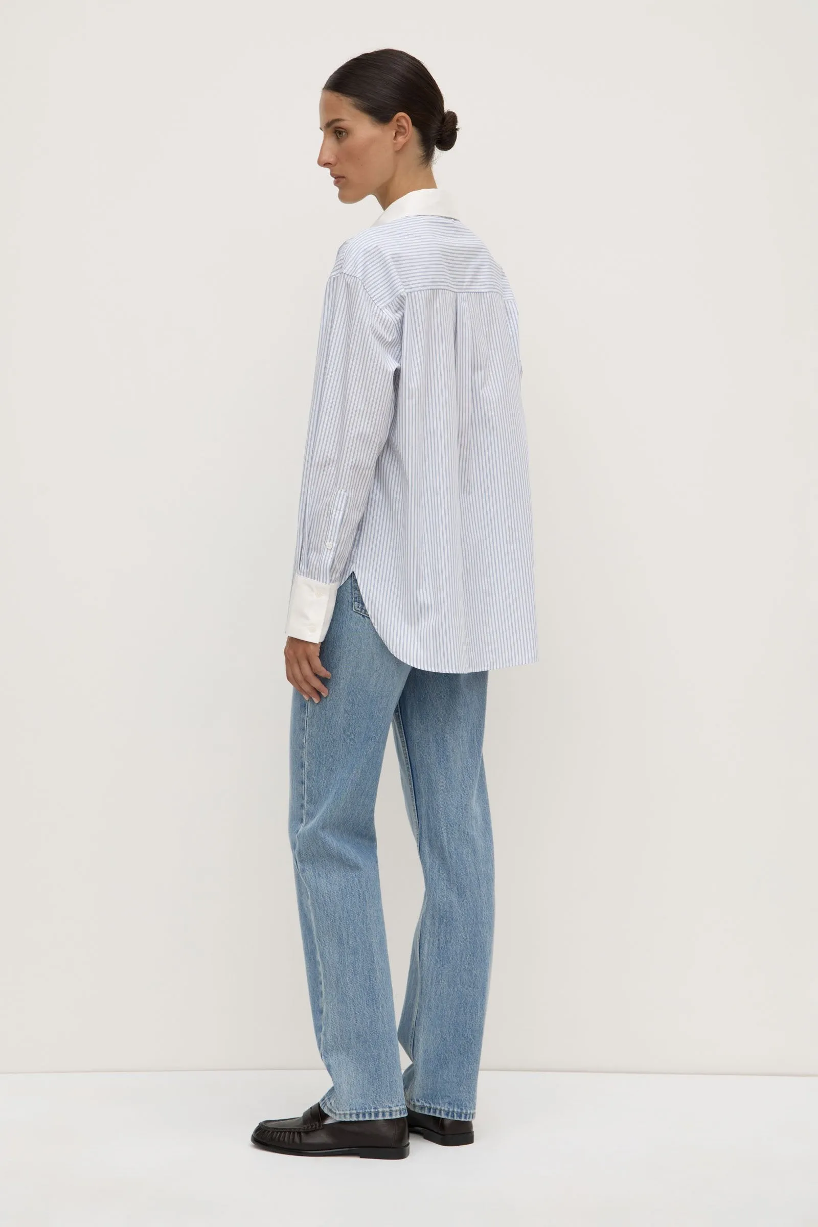 Alec Poplin Stripe Shirt