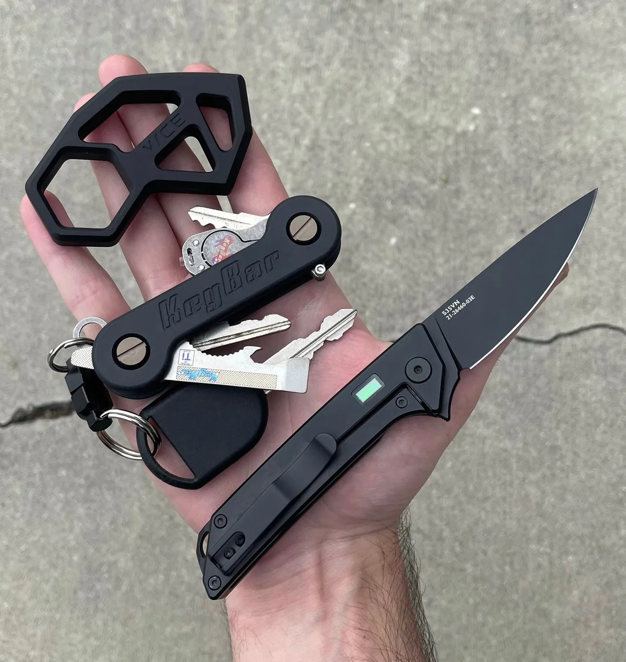 Black G10 KeyBar