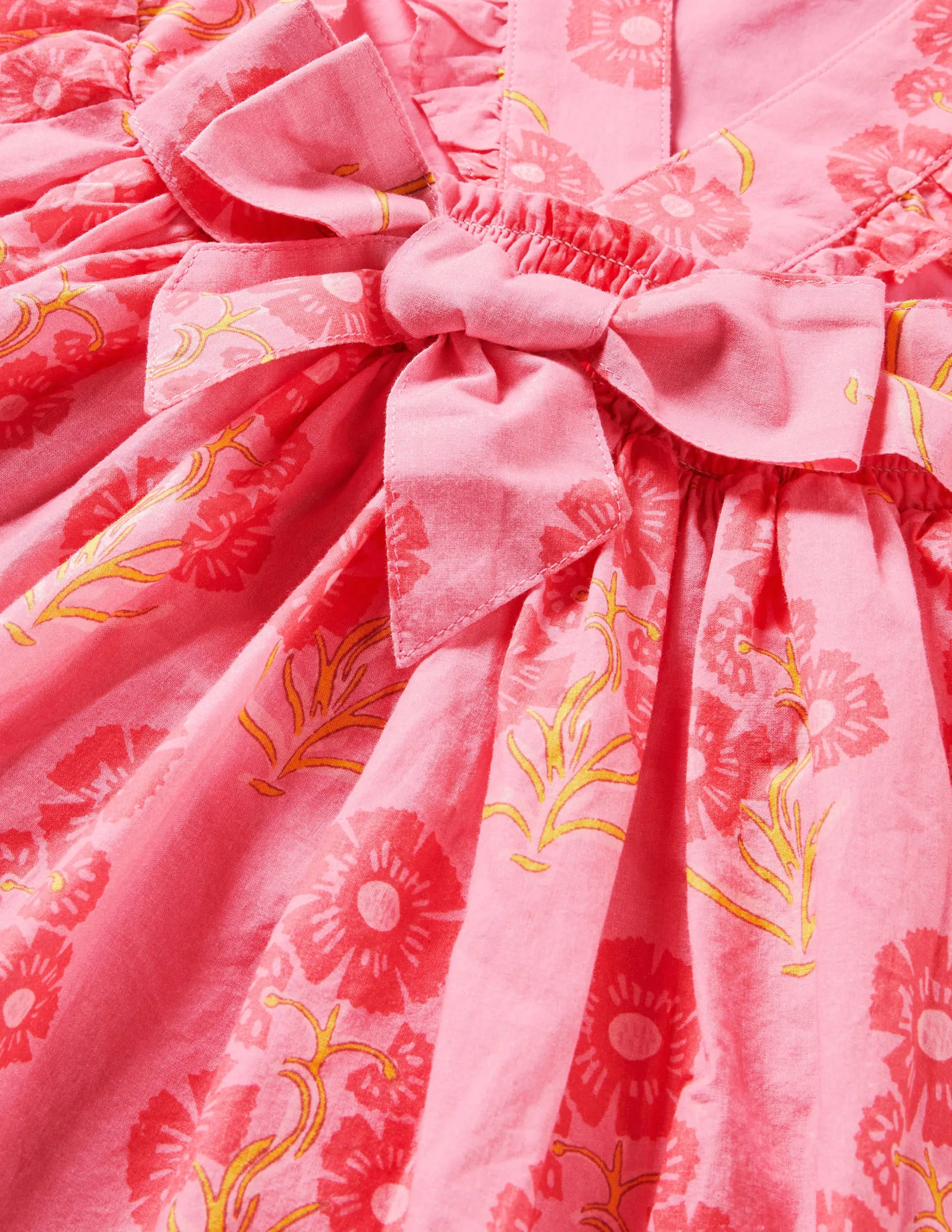 Bow Back Dress-Molly Mahon Floral