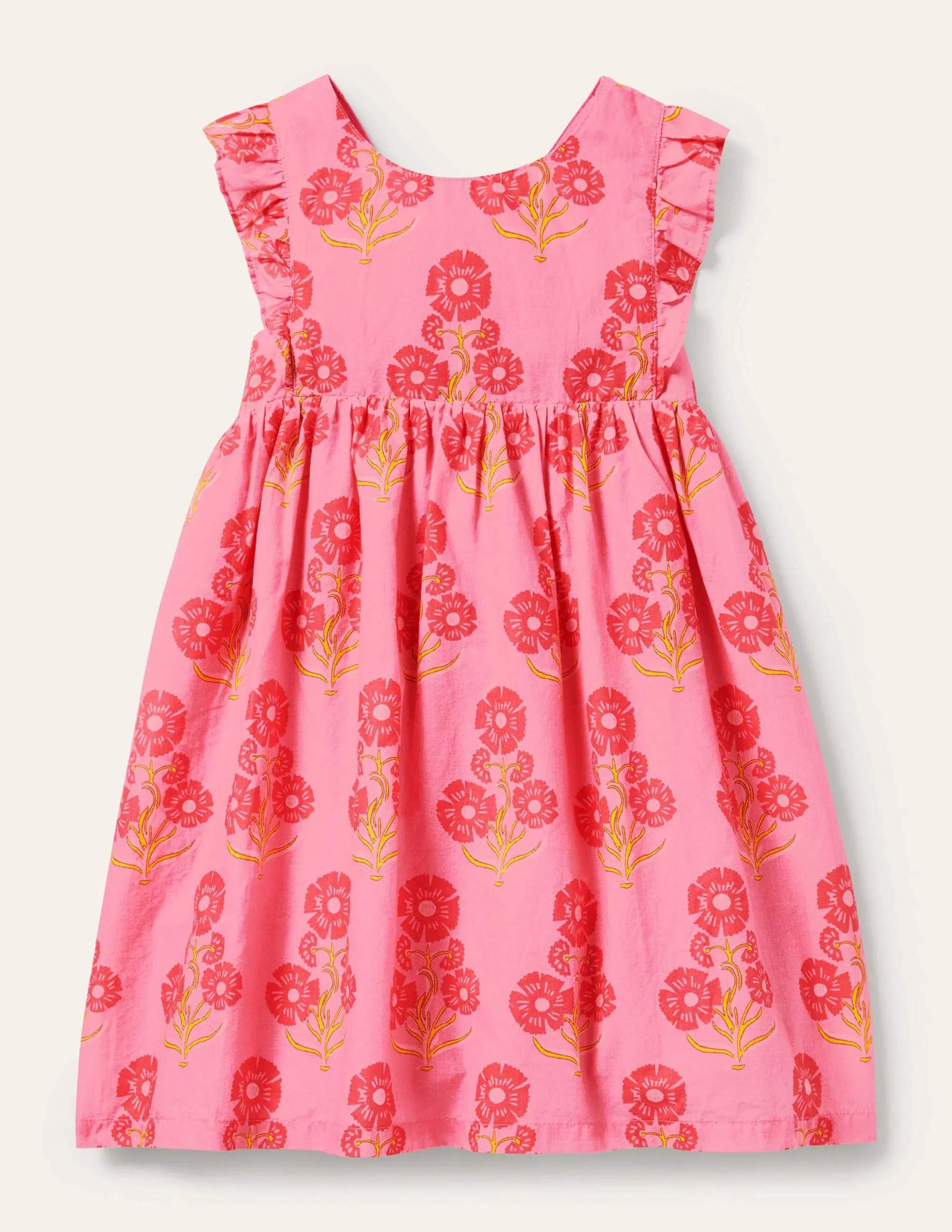 Bow Back Dress-Molly Mahon Floral