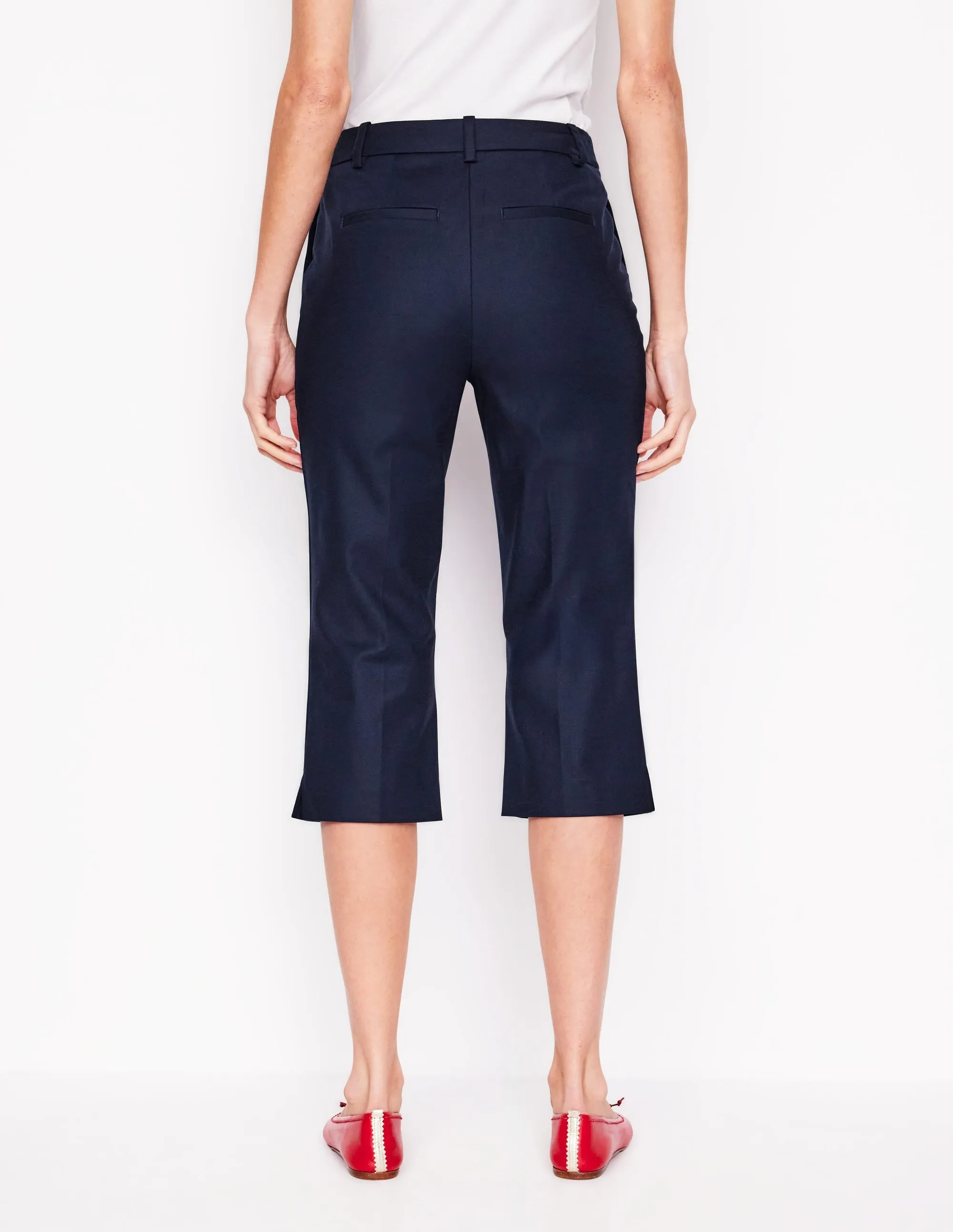 Capri Trousers-Navy