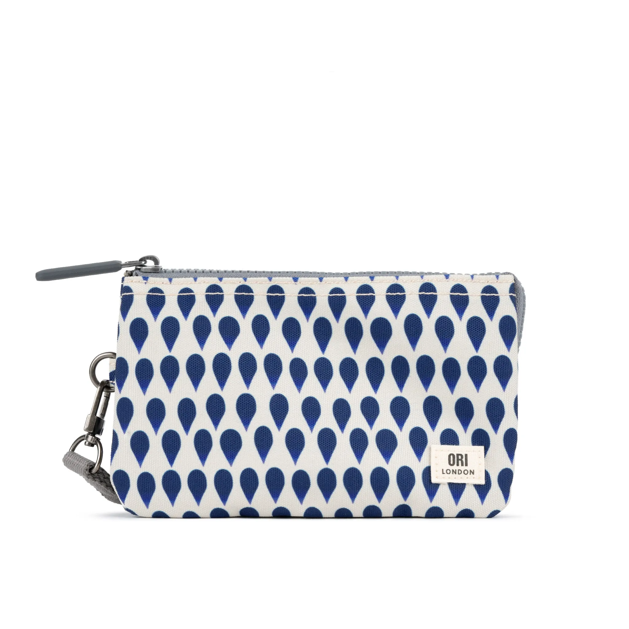 Carnaby with Wrist Strap Indigo Rain Recycled Canvas
