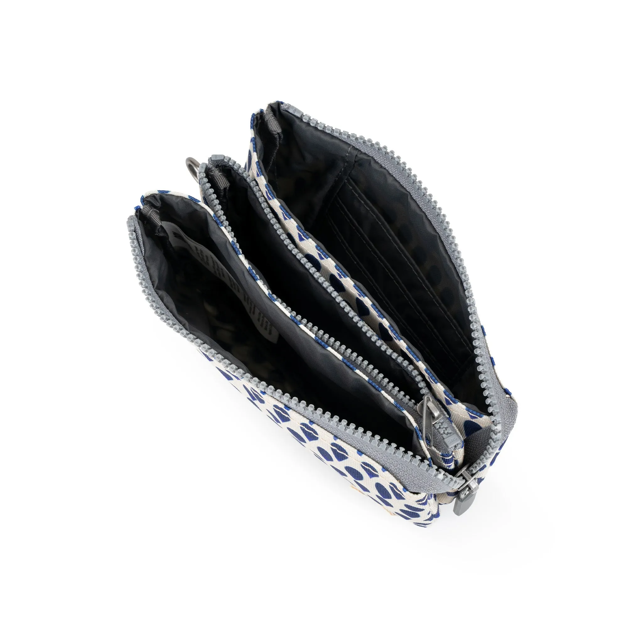 Carnaby with Wrist Strap Indigo Rain Recycled Canvas
