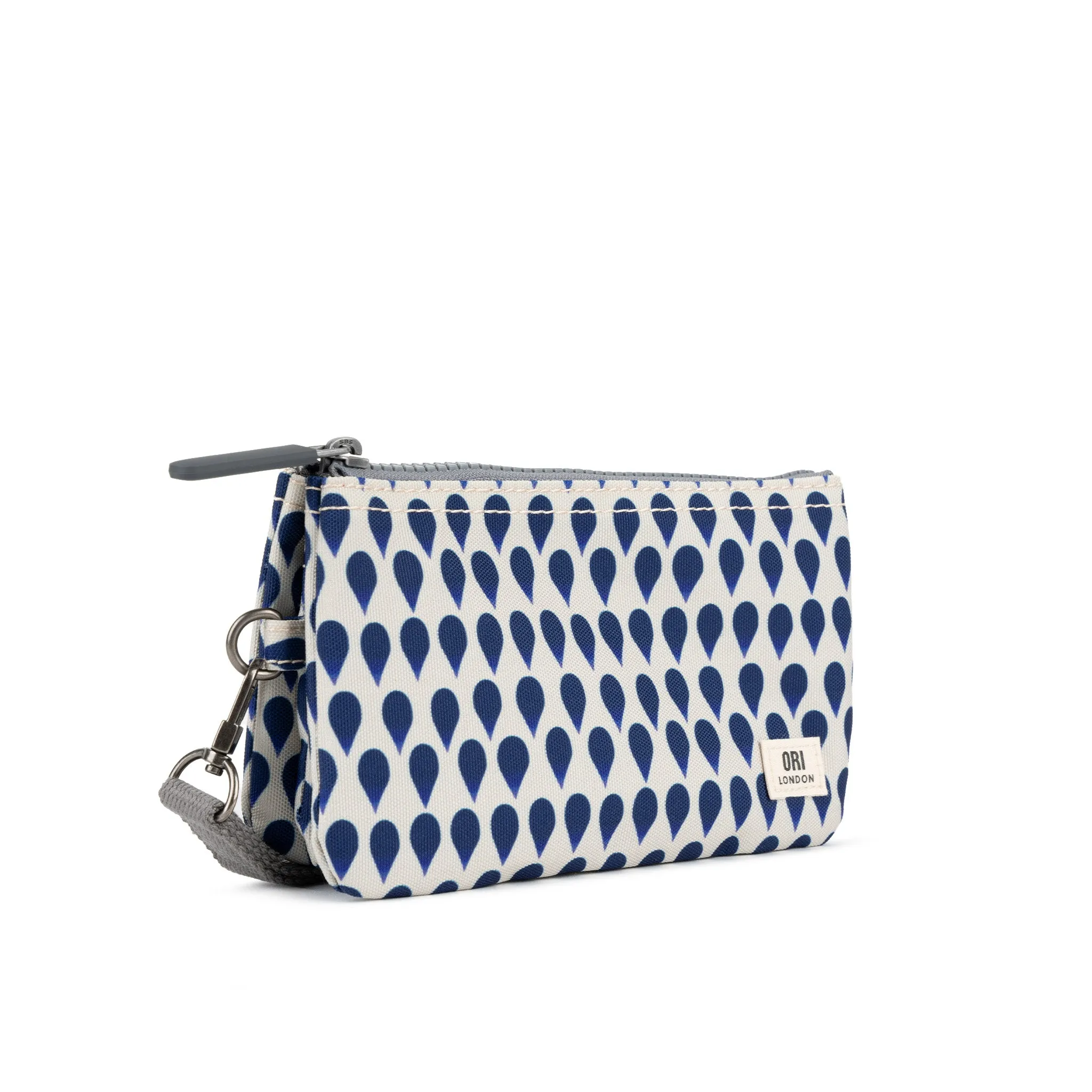 Carnaby with Wrist Strap Indigo Rain Recycled Canvas