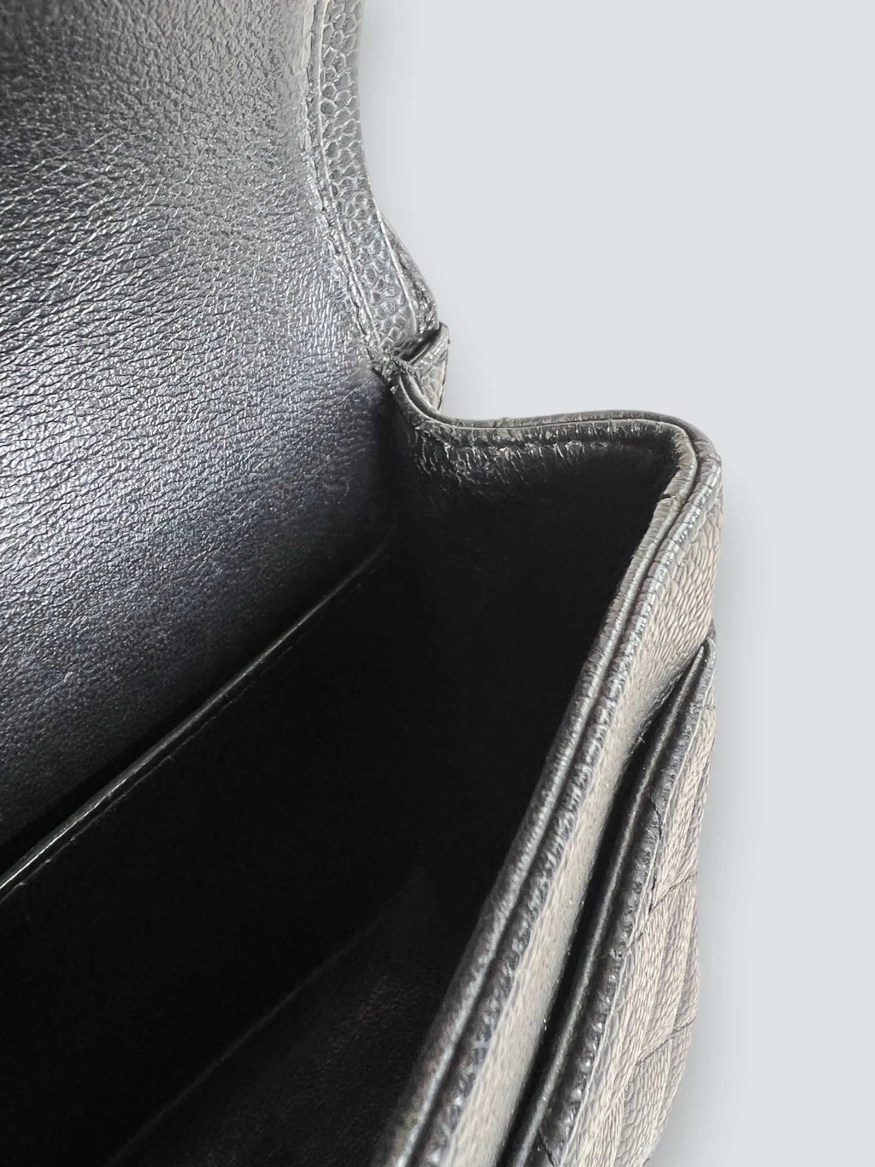 Chanel Black Caviar Leather Medium Classic Double Flap