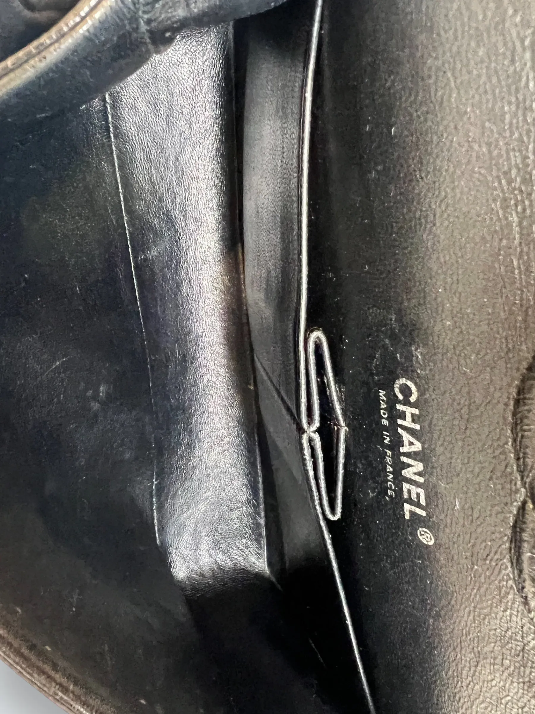 Chanel Black Caviar Leather Medium Classic Double Flap