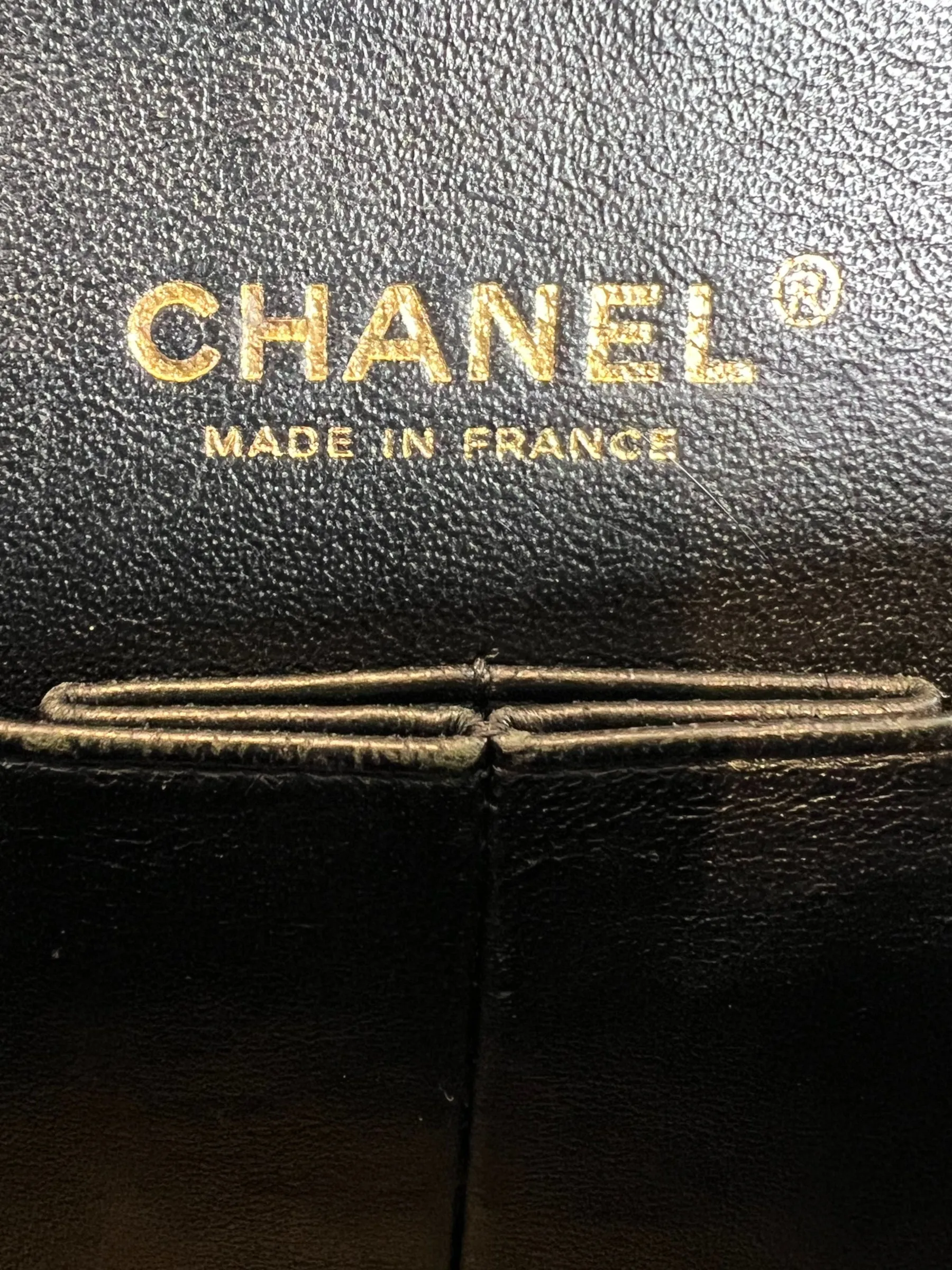 Chanel Black Caviar Leather Medium Classic Double Flap