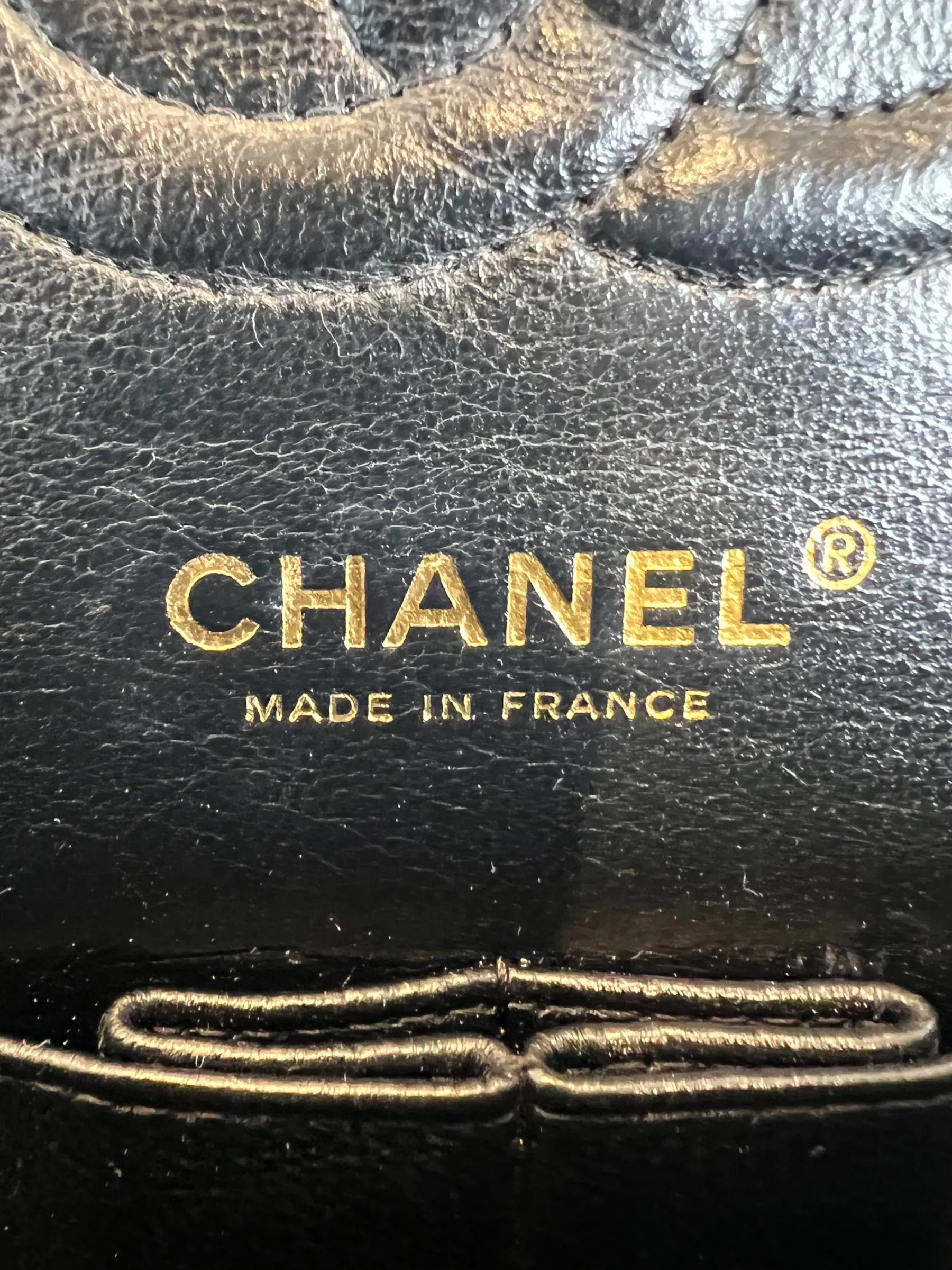 Chanel Black Caviar Leather Medium Classic Double Flap