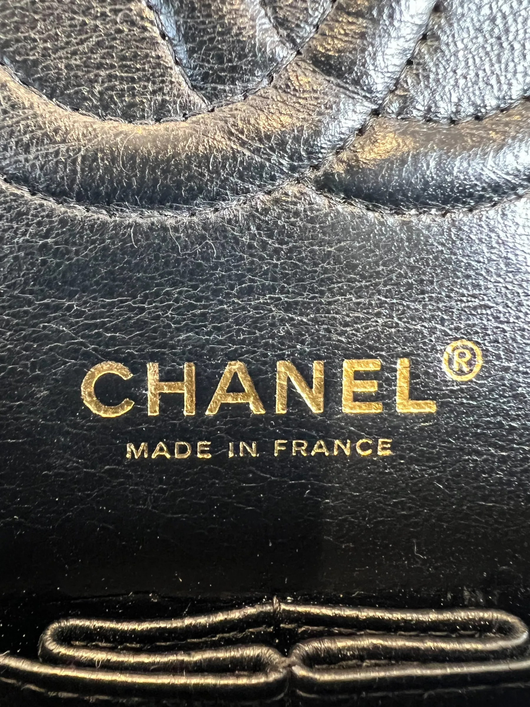 Chanel Black Caviar Leather Medium Classic Double Flap