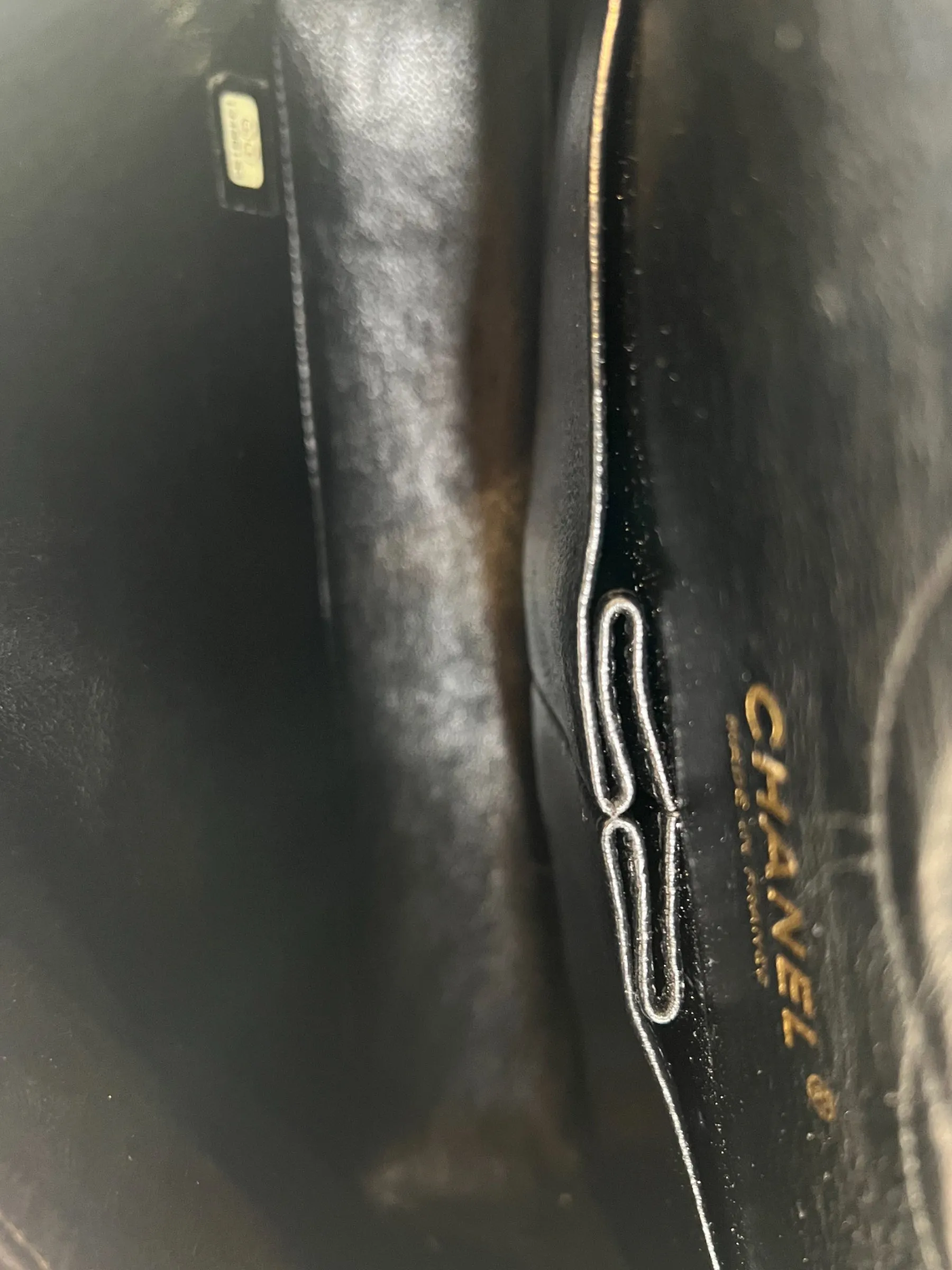 Chanel Black Caviar Leather Medium Classic Double Flap