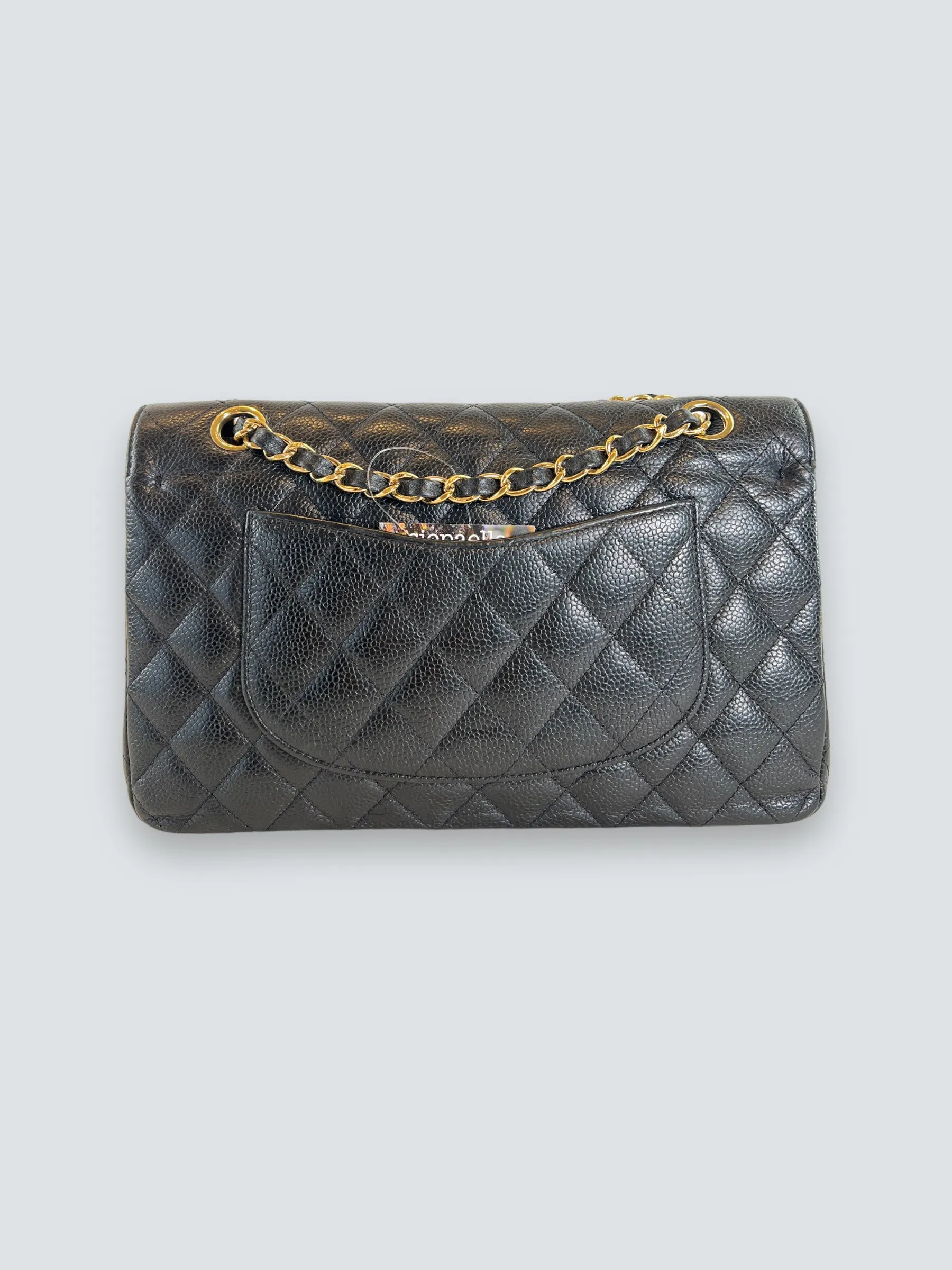Chanel Black Caviar Leather Medium Classic Double Flap