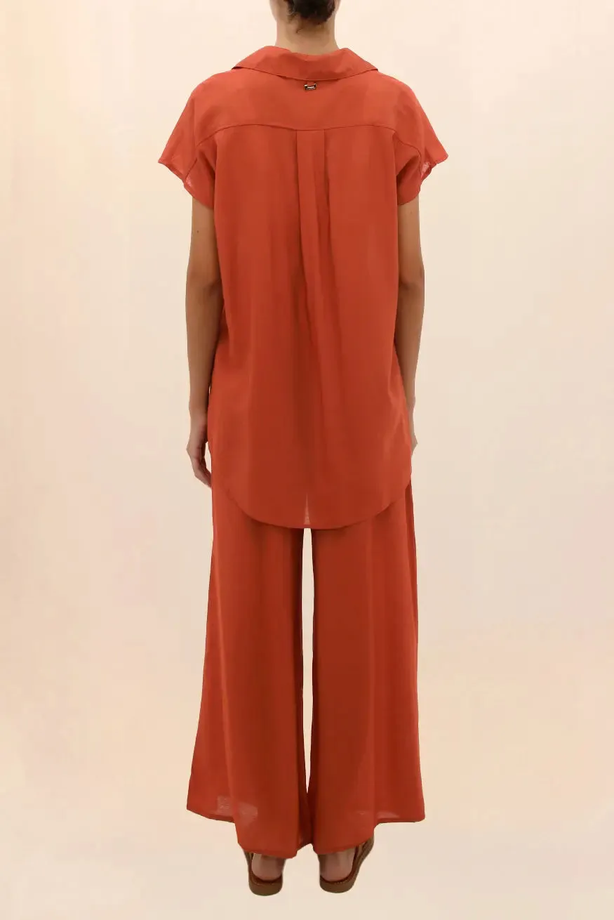 COPPER WIDE SHIRT