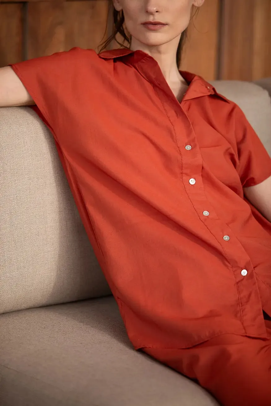 COPPER WIDE SHIRT