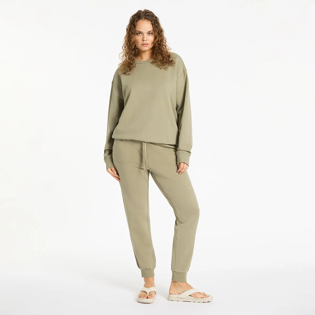 Could Be Nice - Women's Classic Crew / Washed Sage