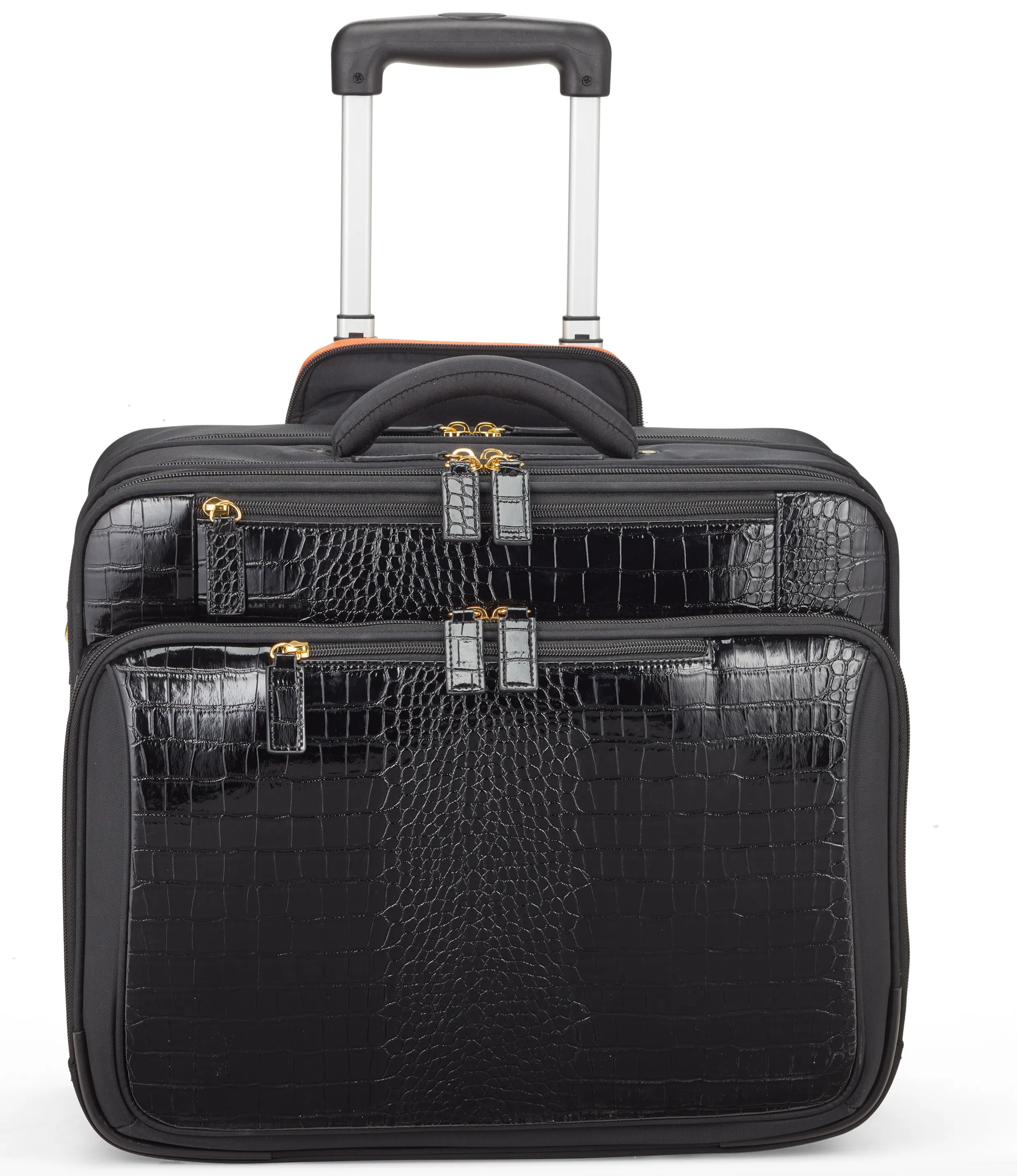 Croco Overnight Roller Tote 17