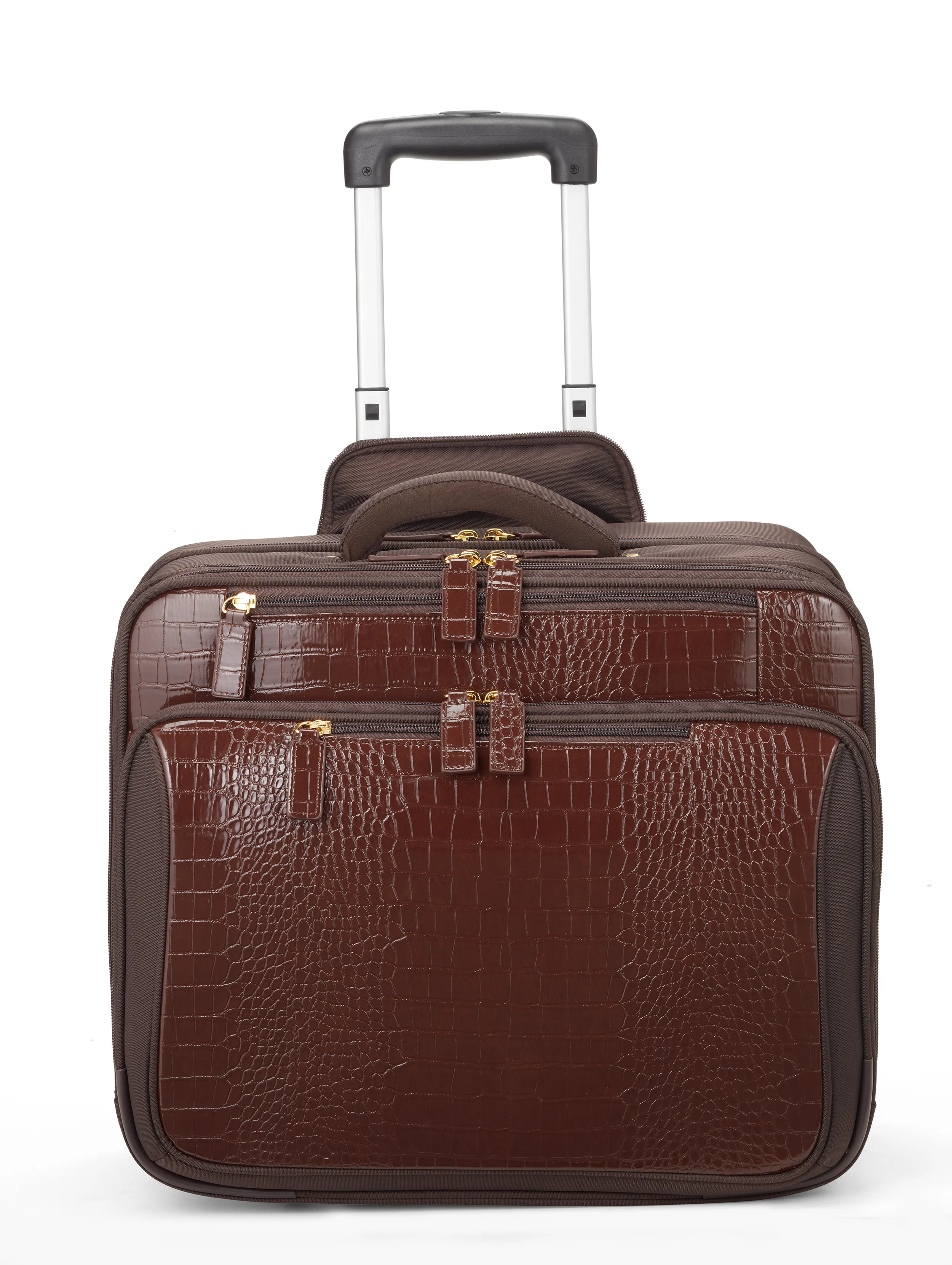 Croco Overnight Roller Tote 17