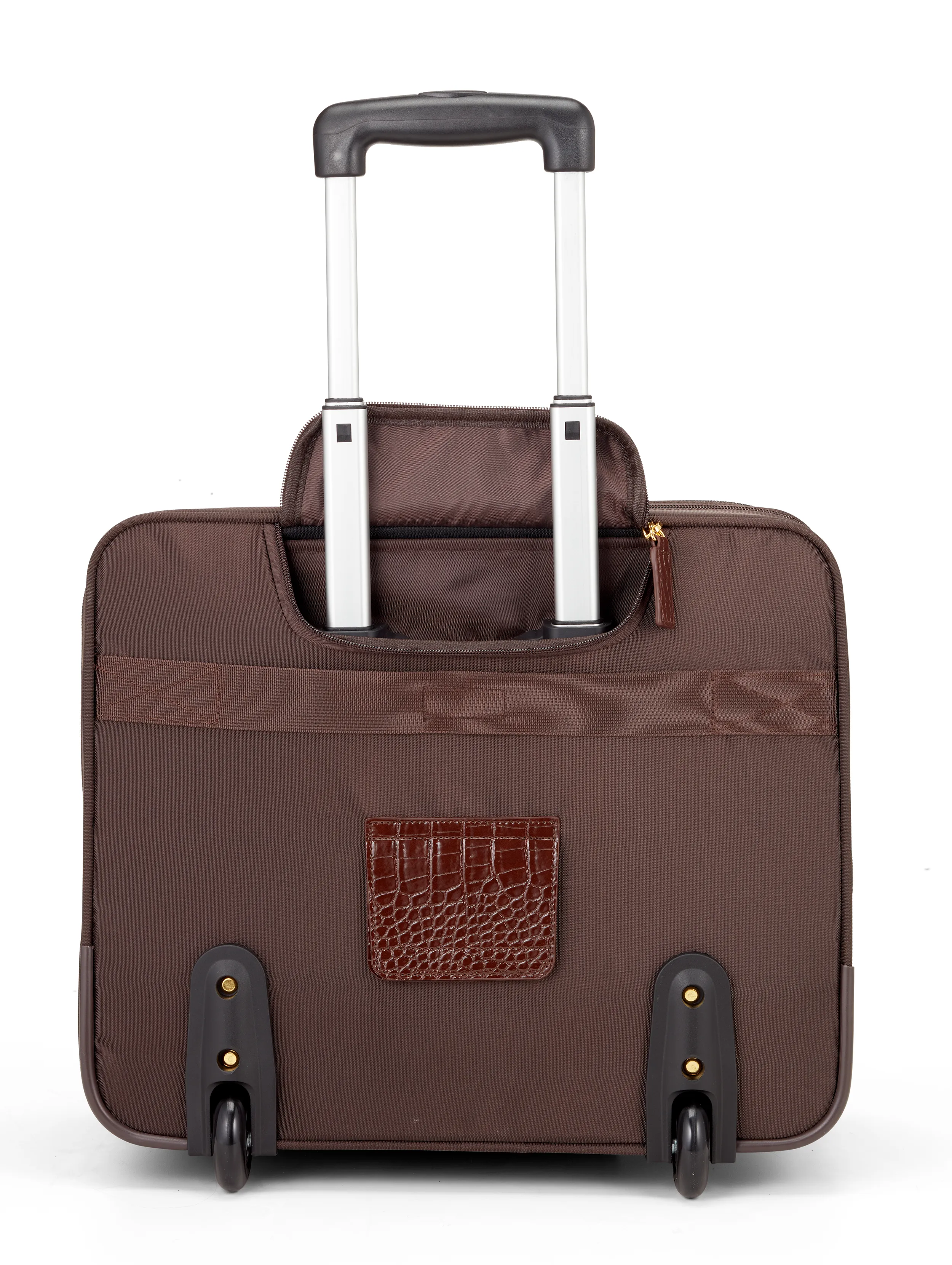 Croco Overnight Roller Tote 17