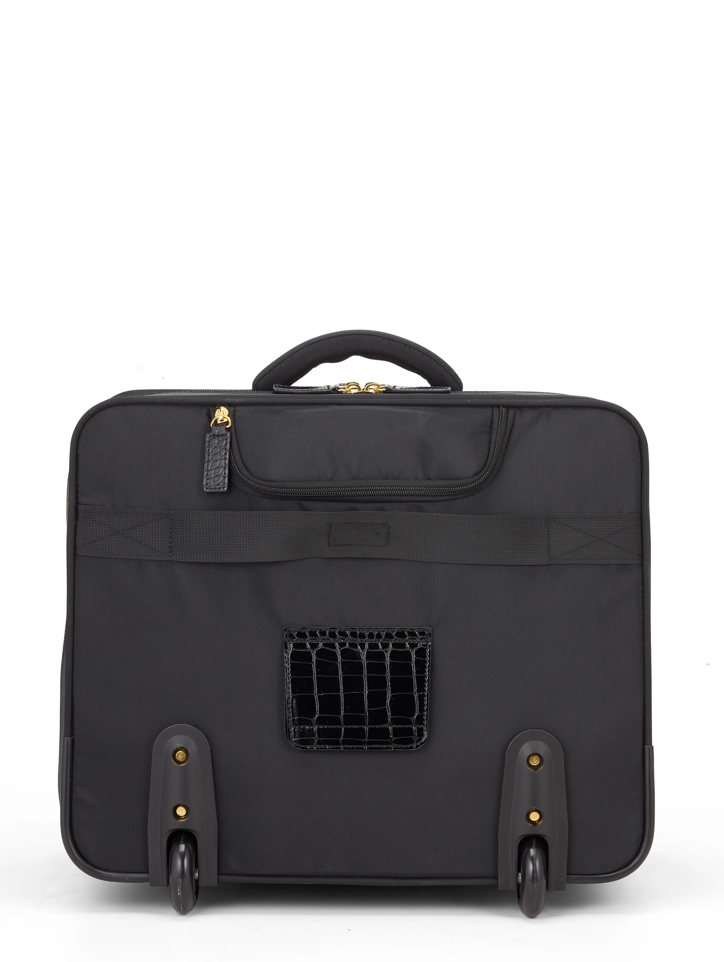 Croco Overnight Roller Tote 17