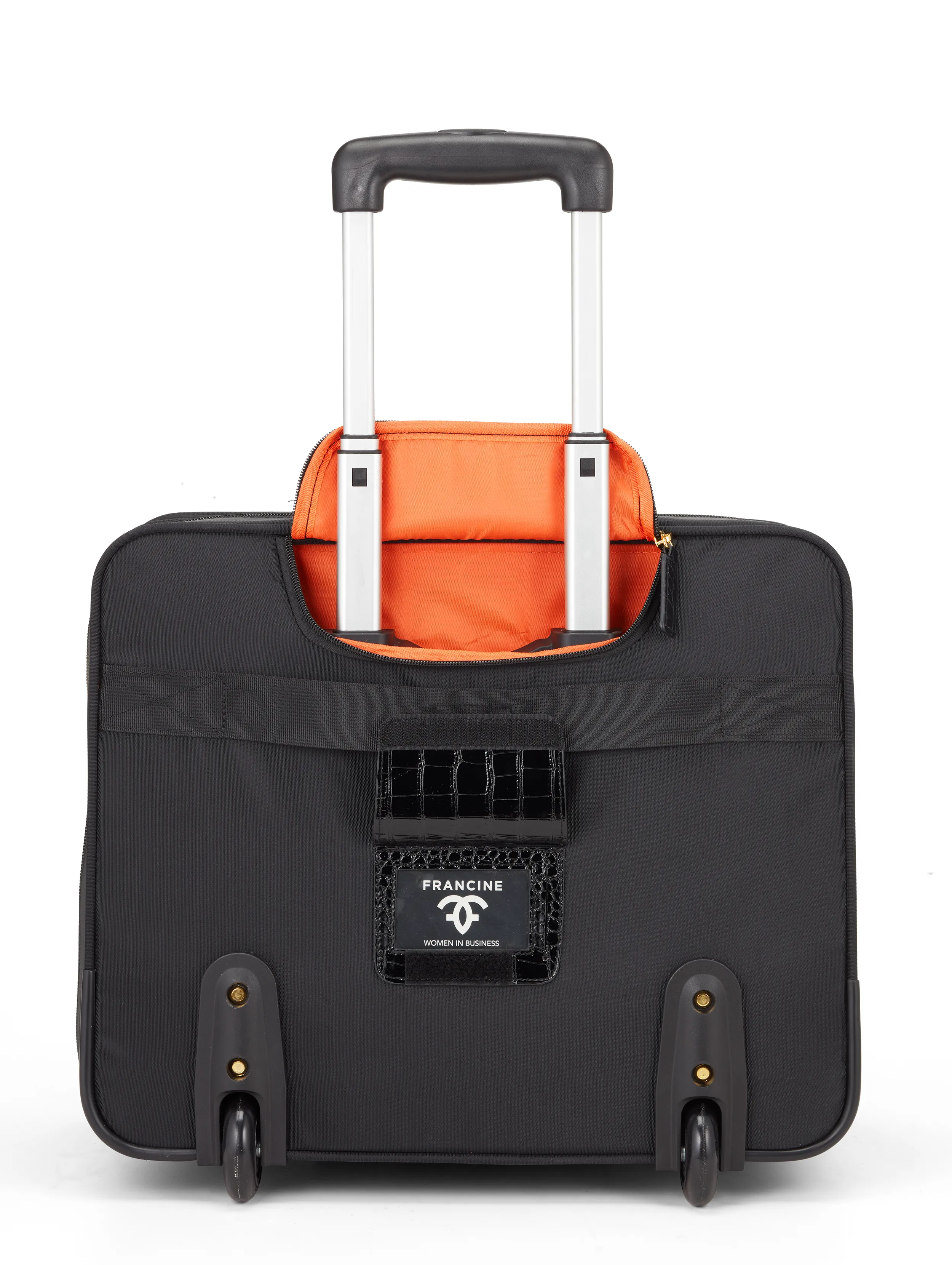 Croco Overnight Roller Tote 17