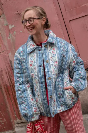 Damson Madder Claudia Reversible Wallpaper Floral Jacket