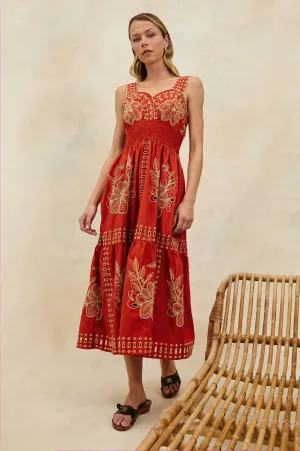 Dress Fawn 7856 Terracotta
