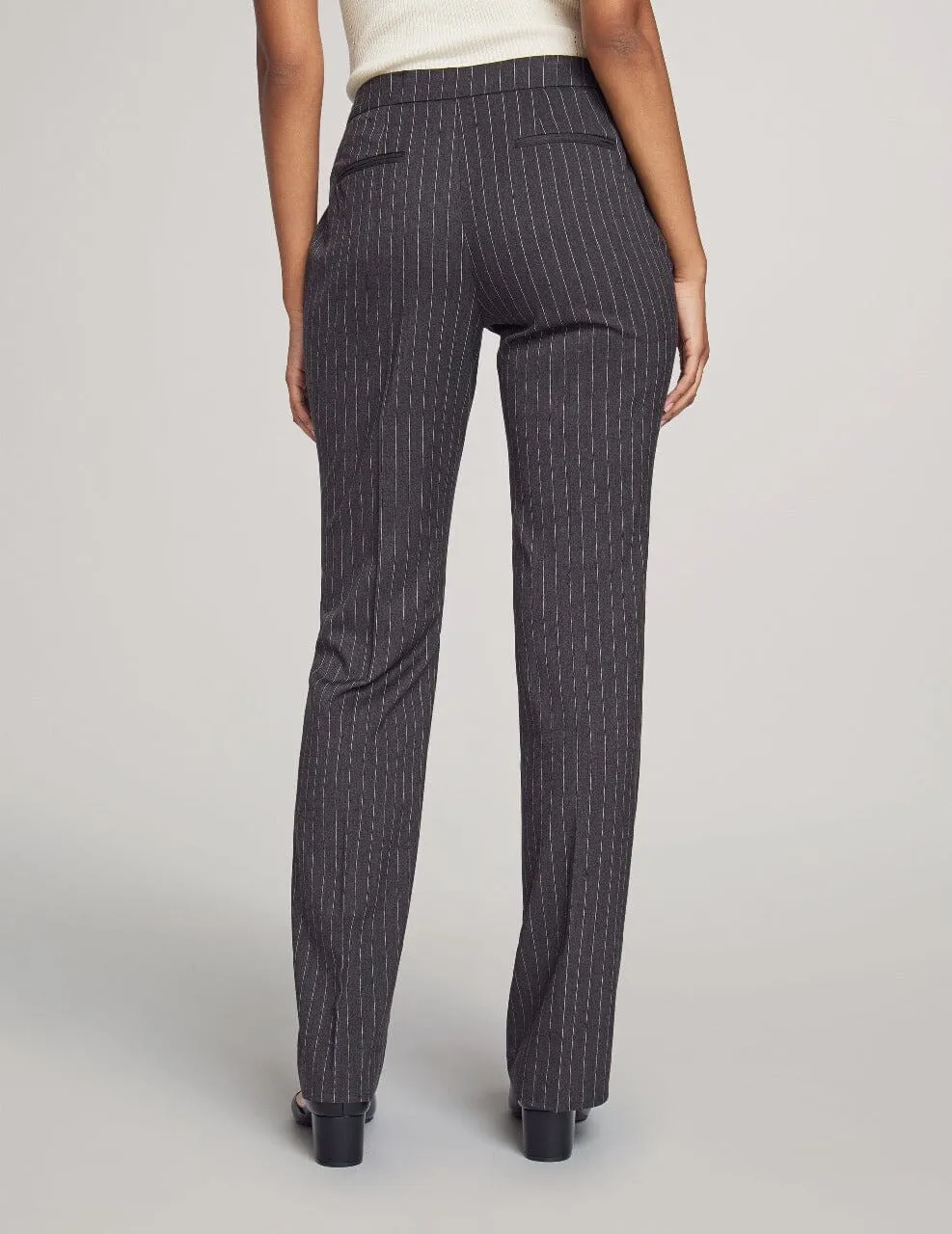 Executive Collection Pinstripe Two Button Jacket With Pant and Skirt- Sale