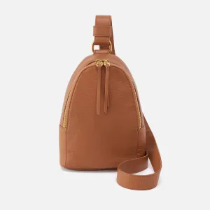 Fern Sling In Pebbled Leather - Warm Honey