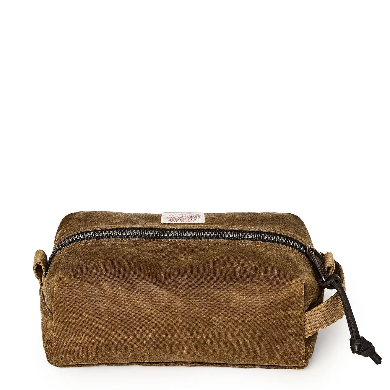 Filson Tin Cloth Travel Kit Dark Tan