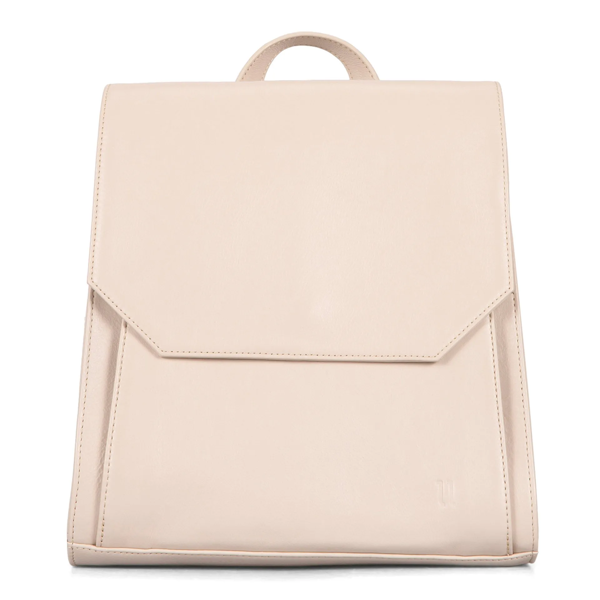 FINAL SALE Leather RFID Flapover Fashion Backpack