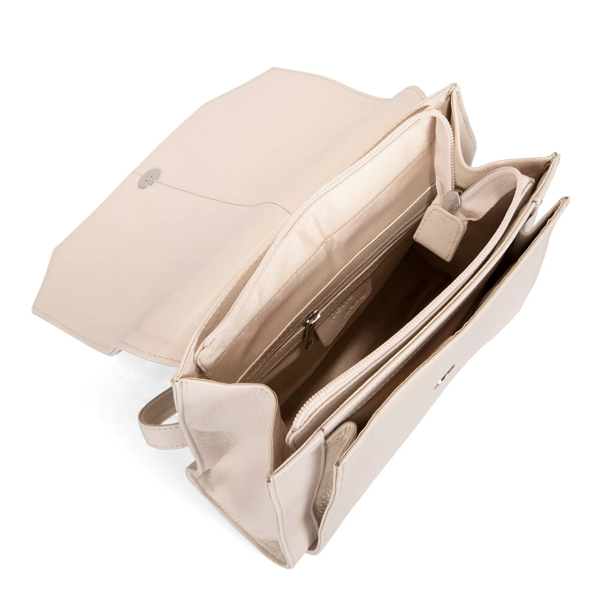 FINAL SALE Leather RFID Flapover Fashion Backpack