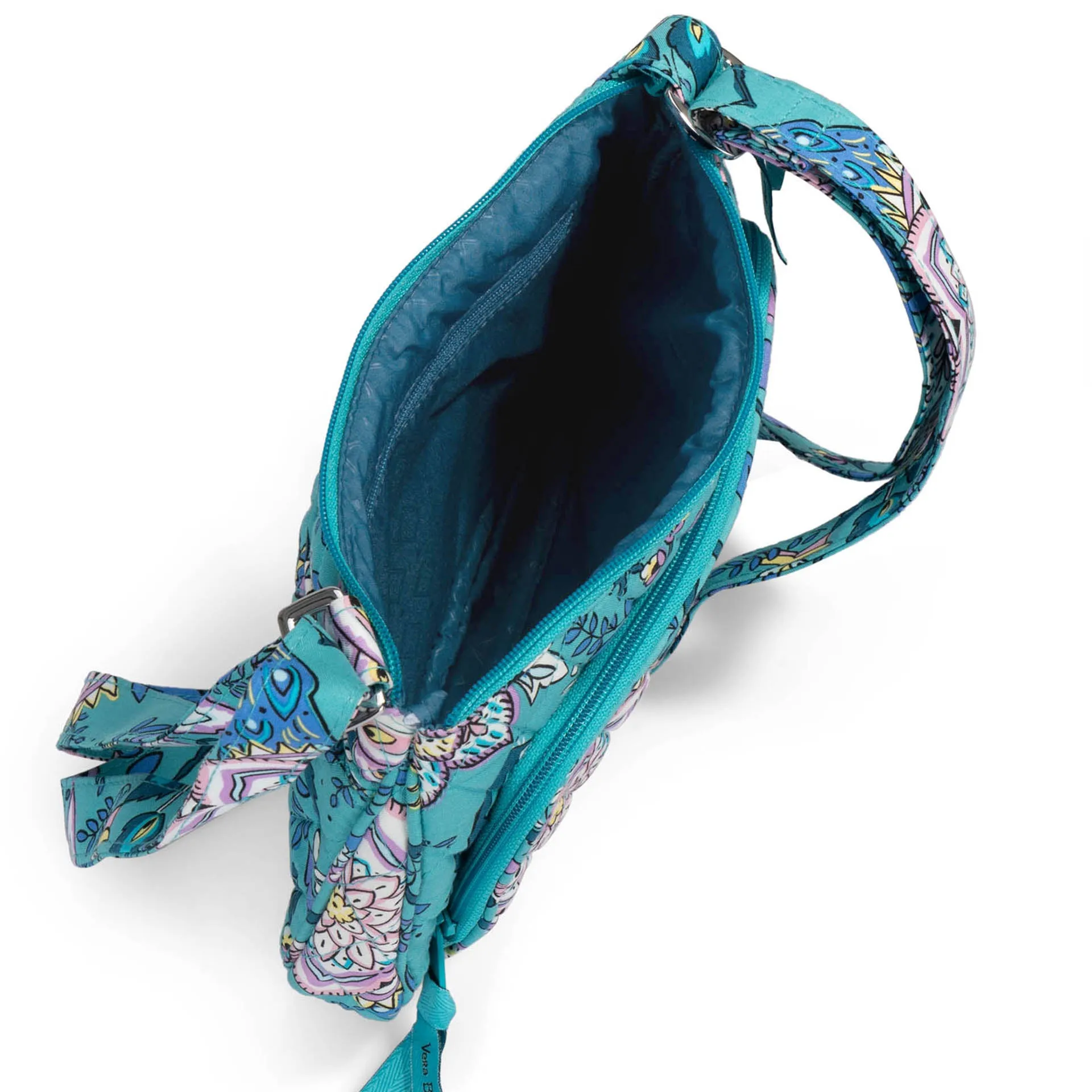 FINAL SALE Vera Bradley RFID Little Hipster Crossbody Bag Peacock Garden
