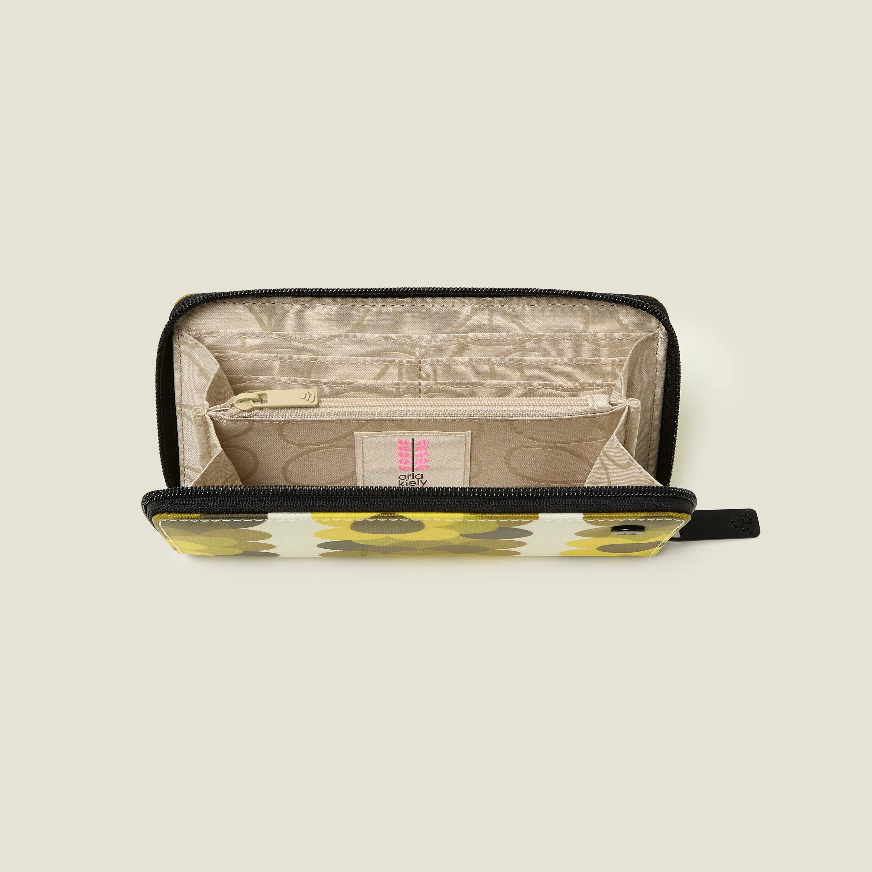 Forget Me Not Wallet - Retro Flower Yellow