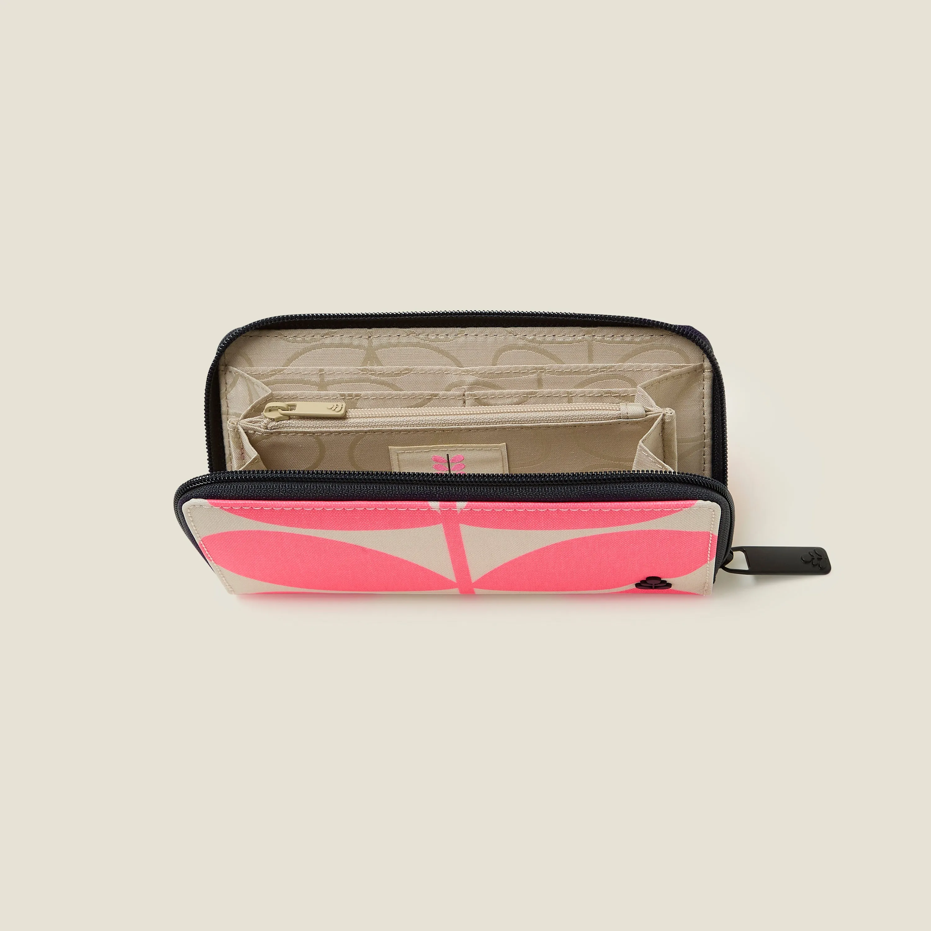 Forget Me Not Wallet - Solid Stem Neon Pink