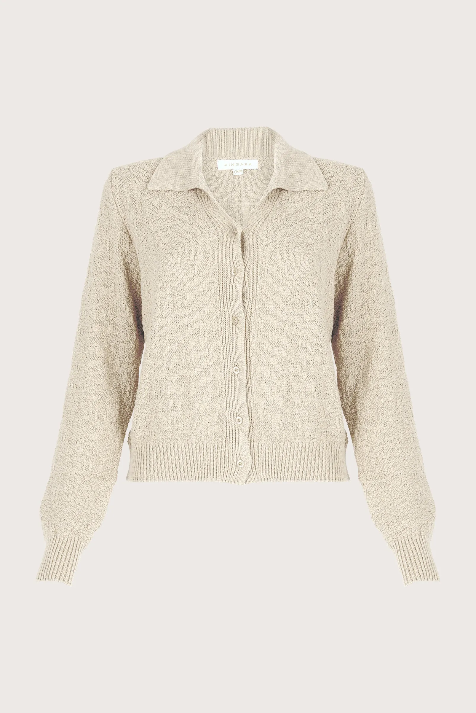 Genie Buttoned Beige
