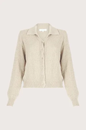 Genie Buttoned Beige