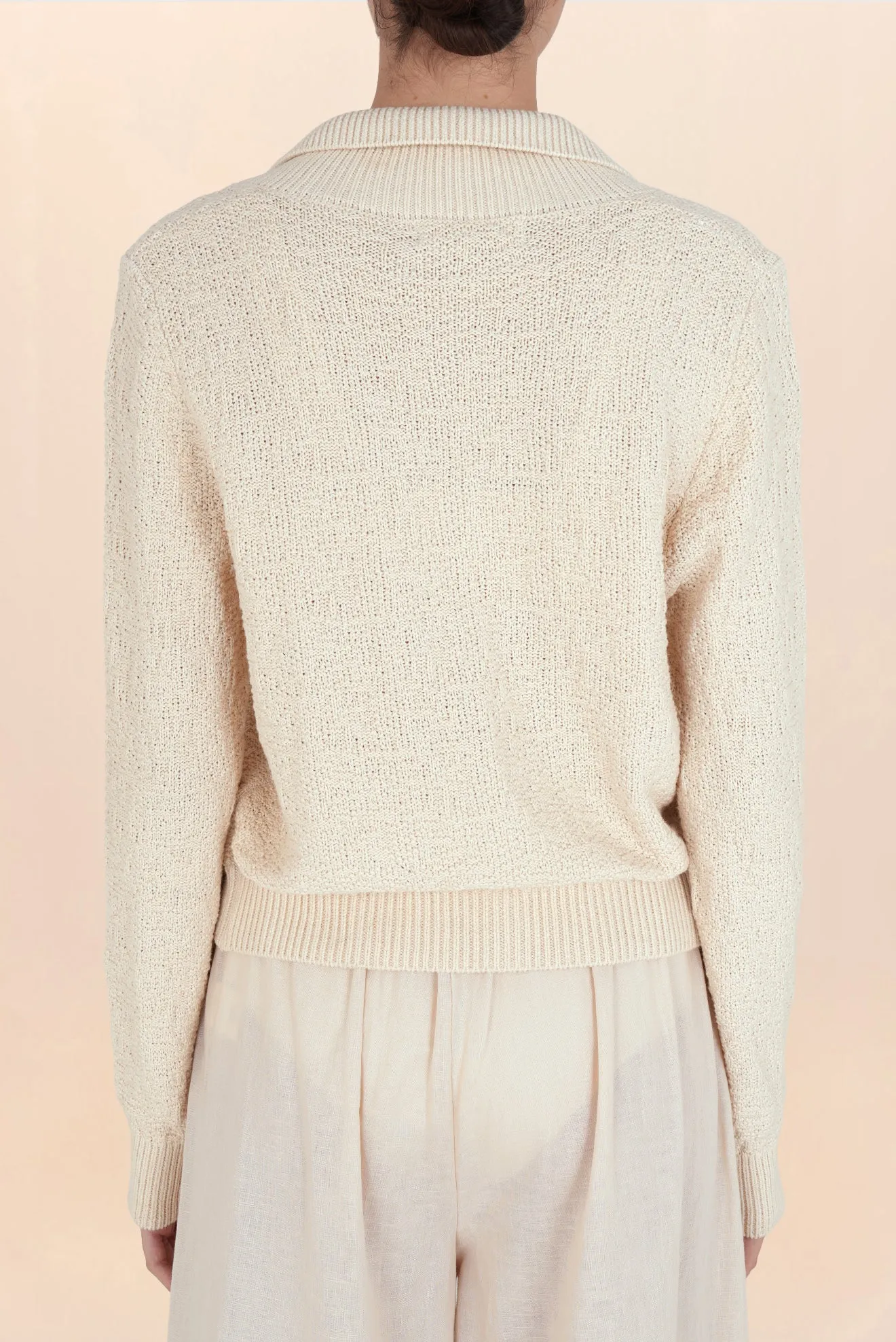 Genie Buttoned Beige