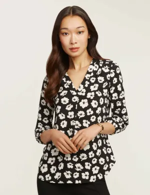 Giverny Floral V-Neck Blouse- Sale