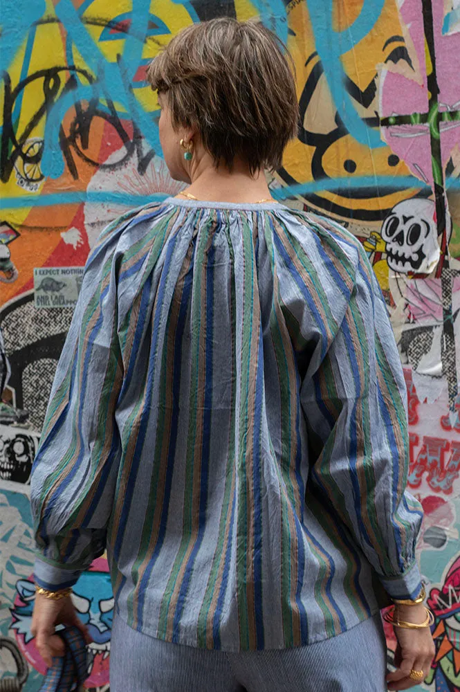 Hod Naila Dusk Stripe Blouse