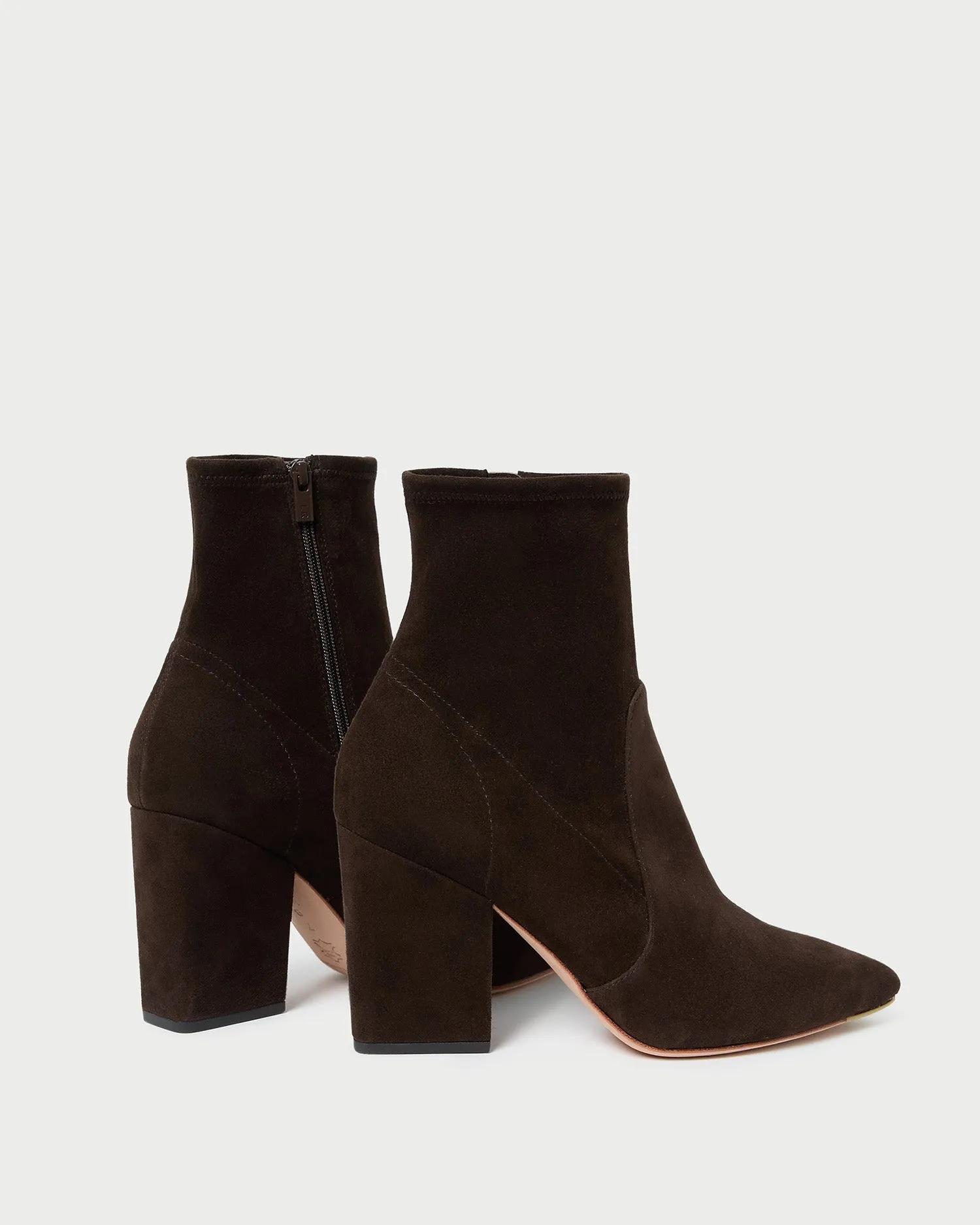 Isla Brown Suede Slim Bootie