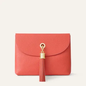 Jasmine Crossbody | Coral with Gold hardware