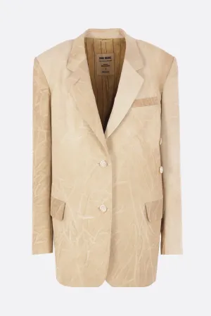 Kava single-breasted jacket in technical fabric