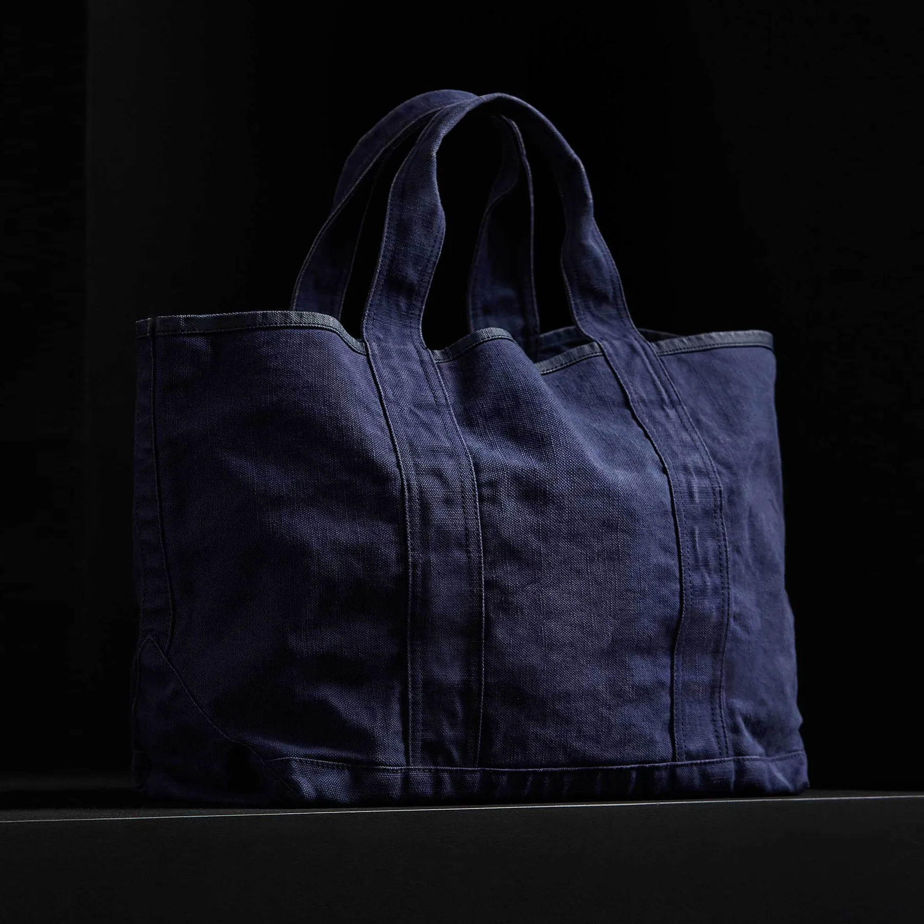 Large Canvas Tote - Royal Blue